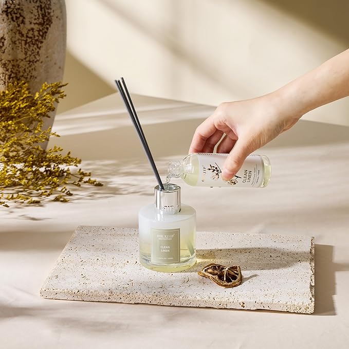 Airkeep Reed Diffuser Oil Refill/Lavender Thyme/3.38oz（100ml/1 Pack/Scented Oil Refill for Reed Diffuser Home Fragrance for Bedroom, Bathroom Office Home Decor