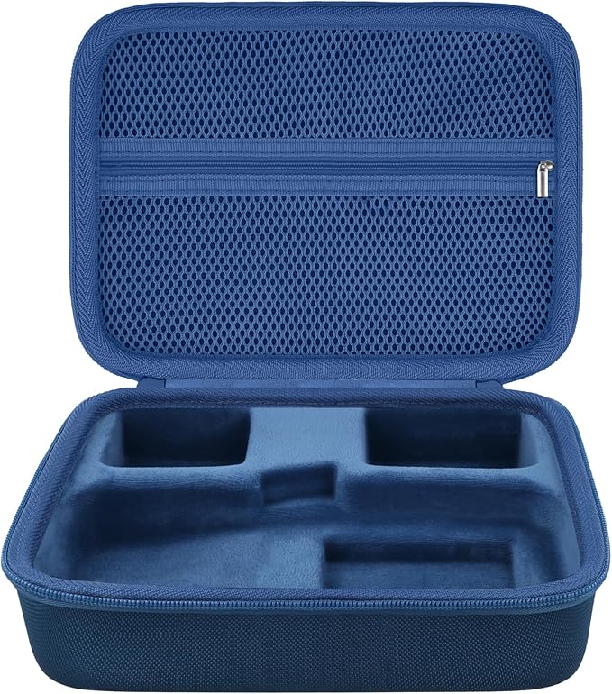 Label Printer Case Compatible with DYMO LetraTag LT-100H/LT-100H Plus Handheld Label Maker(Blue Case)