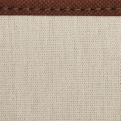 Amazon Basics Rectangular Foldable Laundry Basket Hamper, Beige/Brown
