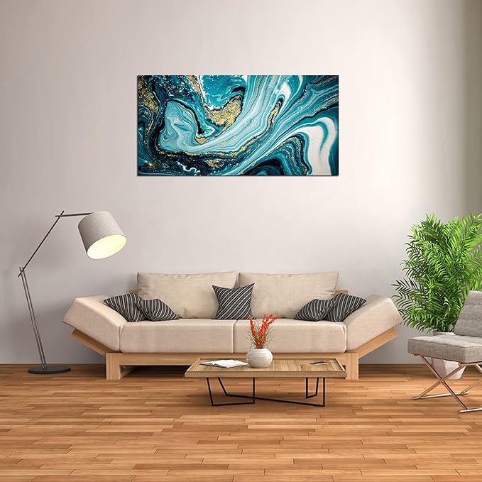 XXMWallArt FC2762 Abstract Texture Wall Art Marble Vortex Canvas Prints Painting for Living Room Bedroom Kitchen Home and Office Wall DecorWall Decor Home Decor