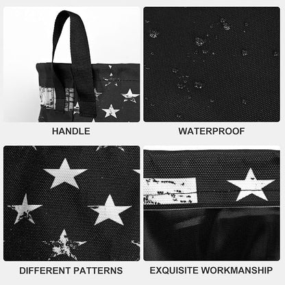 Deer Laundry Basket Waterproof Laundry Hamper Foldable Laundry Bag with Handles for Bedroom, Bathroom, Office, Clothes Storage