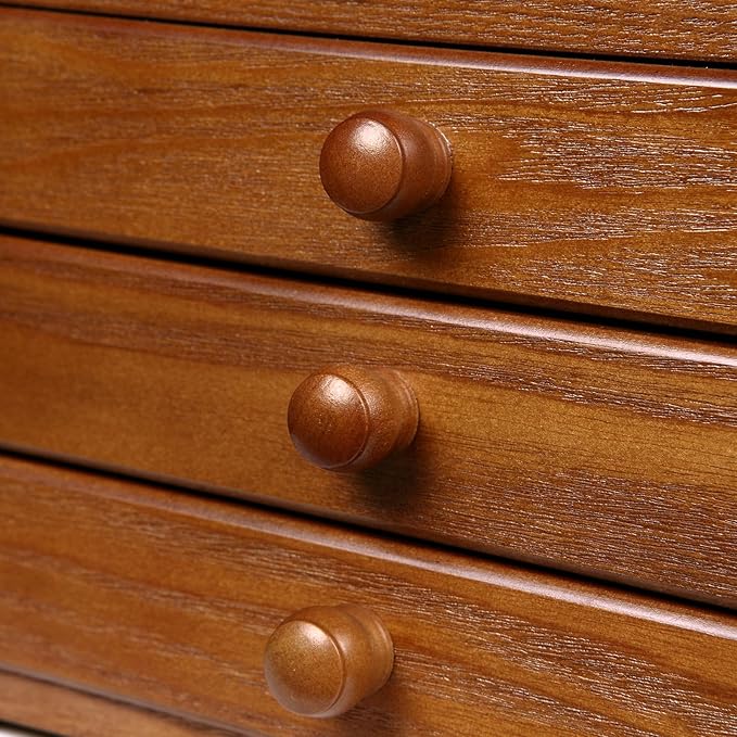 Changsuo Wooden Jewelry Box for Women with, Drawers, Medium Jewelry Storage Organizer
