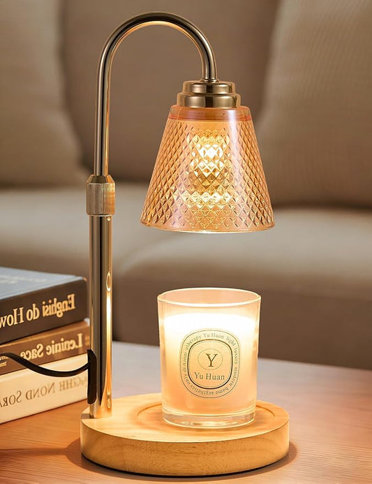 Candle Warmer Lamp with Timer Dimmer, Birthday Gifts for Mom Women Friend Sister, House Warming Gifts, Wax Melt Warmer, Office Apartment Dorm Room Home Decor