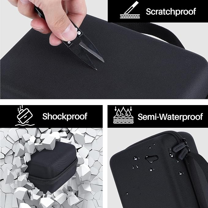 Lebakort Storage Case Compatible with Brother P-Touch Cube Plus PT-P710BT Label Maker