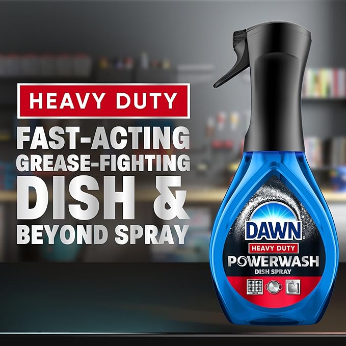 Dawn Powerwash Heavy Duty Dish Spray All-Purpose Cleaner and Degreaser, 16 oz. Spray Bottle