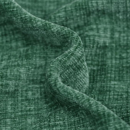 CaliTime Christmas Throw Pillow Covers Decorative 22 X 22 Inches Pack of 2 Cozy Chenille Cushion Cases for Couch Sofa Bed Living Room Home Dark Green