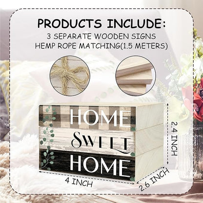 Mini Decorative Books For Home Decor, Small Wood Book Stack For Table Decor, Home Decor Book For Living Room Mantel, Farmhouse Stacked Books Decorative（L35）