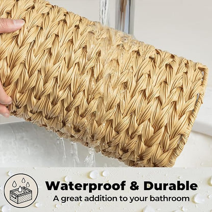 GRANNY SAYS Toilet Paper Storage Stand, Toilet Paper Holder Stand with Storage, Bathroom Tissue Holder, Freestanding Roll Stand, Waterproof Organizer for Bathroom