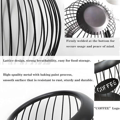 AIYICIII Coffee Pod Holder,K Cup Holder,Large Capacity Kcups Organizer for Counter, Coffee Bar Accessories＆Station Organizer,Pods Storage (White)