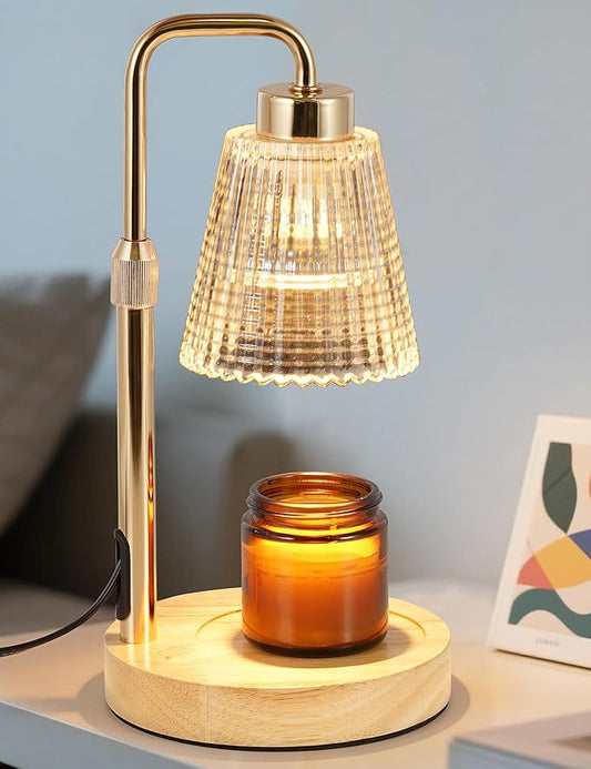 GODONLIF Candle Warmer Lamp with Cycle Timer, Birthday Gifts for Women Mom Her, House Warming Gifts New Home Room Decor, Wax Melt Warmer for Jar Candles with 2 Bulbs