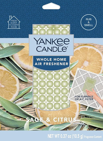 Yankee Candle Whole Home Air Freshener Variety Pack (Sage Citrus, Lilac Blossoms, Dried Lavender & Oak, & Sicilian Lemon) (1ea / Pack of 4)