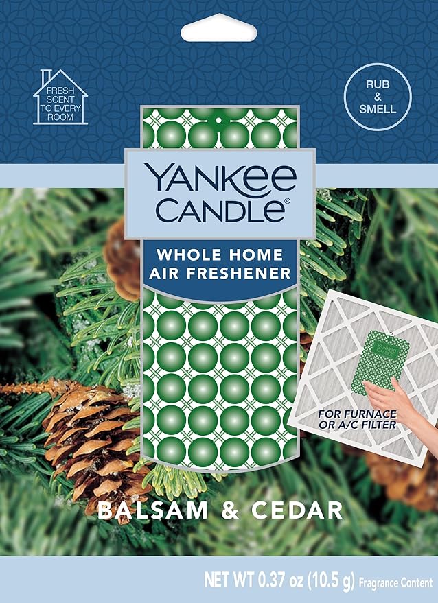 Yankee Candle Balsam Cedar Whole Home Air Freshener (Pack of 8)