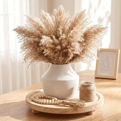 Ceramic Flower Vase, 5.2in Farmhouse Table Rustic Vases, Waterproof, Small Flower Terracotta Vases for Home Decor, Living Room,Table, Handcrafted (Antique)