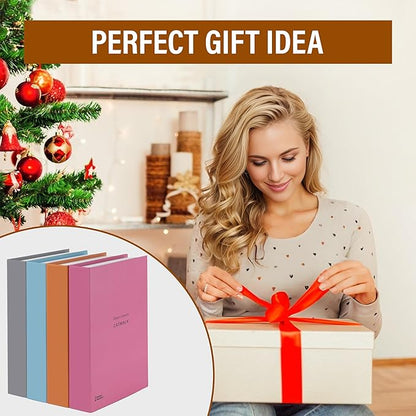 ICON Large | 4 PCS Faux Decorative Books for Home Decor | Not Real Books (Cardboard Boxes) | Coffee Table, Shelf Styling & Modern Aesthetic Accent Pieces for Living Room