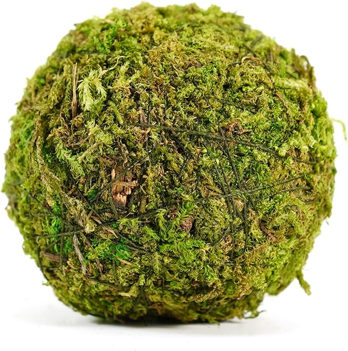 BYHER Decorative Moss Balls Set - 18pcs Fake Moss Balls for Bowl Fillers, Centerpiece Decor, Home Decor, Vase Fillers, Wedding Decor, Table Arrangements, Coffee Accents, DIY Crafts (Mix-Set of 18)