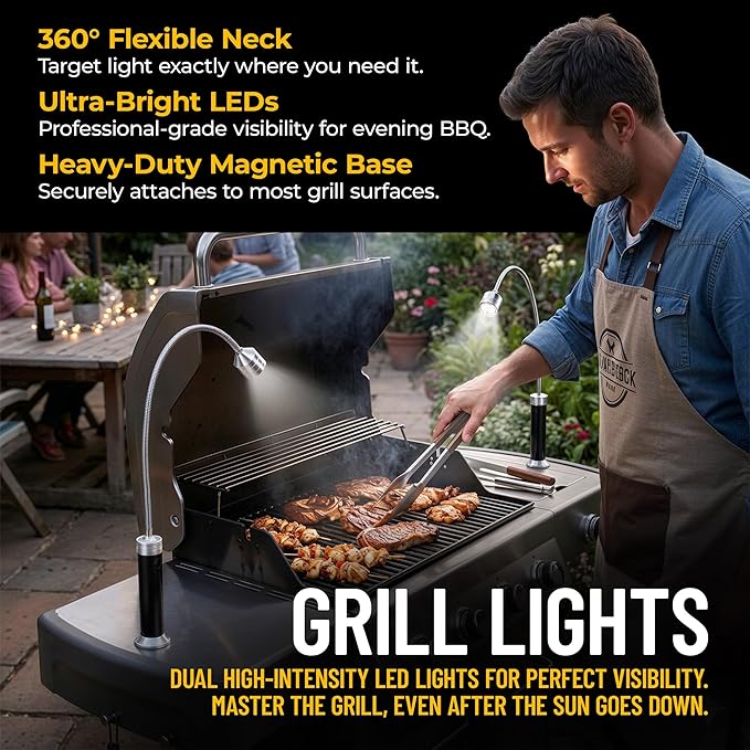 Kaluns 236 PCS Ultimate Grill Master Gift Set – Complete BBQ Accessories Kit with Virtually Everything Needed for Grilling, Smoking & BBQ