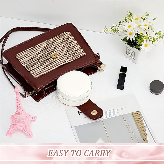6 Pcs Travel Jewelry Case Bridesmaid Gift Boxes Jewelry Travel Organizer Small Round Jewelry Box Mini Storage PU Leather