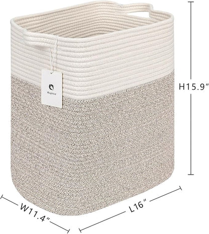 Collapsible Laundry for Hamper,Medium Large Storage Bins Fabric Storage Box, Closet Organizer,Hampers Foldable Fabric Storage Basket, Solid Storage Toy Box With Handle, Used to Organize