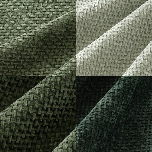 MIULEE Pack of 4 Couch Throw Pillow Covers 16x16 Inch Green Soft Decorative Chenille Pillow Covers Farmhouse Accent Cushion Covers for Boho Spring Home Decor Sofa Bedroom Living Room