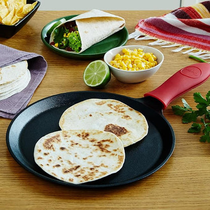 Uno Casa Cast Iron Comal Pan 11.5 Inch - Skillet for Roti, Tawa/Dosa Pan Pataconera, Comales para Tortillas - Cast Iron Pizza Pan - Comal Para Tortillas Grande