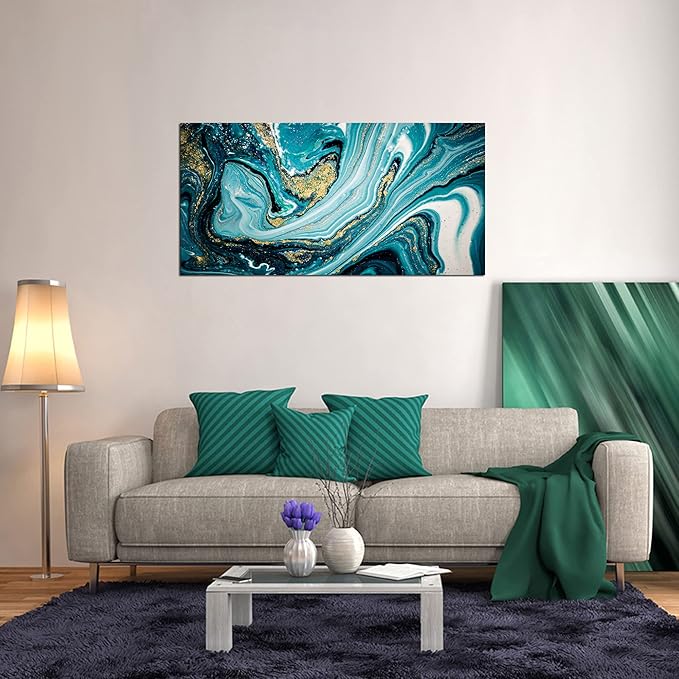 XXMWallArt FC2762 Abstract Texture Wall Art Marble Vortex Canvas Prints Painting for Living Room Bedroom Kitchen Home and Office Wall DecorWall Decor Home Decor
