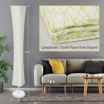 WORLD WIN Floor Lamp, 61'' Smart RGB LED Corner Lamp with Music Sync and 16 Million DIY Colors, 3 Color Temperature, APP & Remote Control, Color Changing Standing Floor Lamp with Stand