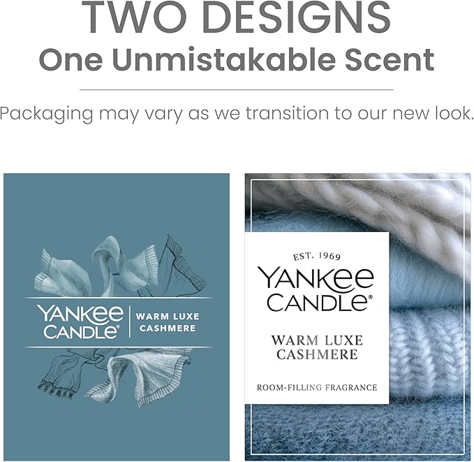 Yankee Candle Large Tumbler Scented Candle with up to 80 Hour Burn Time, Premium Plant Wax Blend for Consistent Burn, 20 oz Tumbler Candle with Room Filling Fragrance, Warm Luxe Cashmere