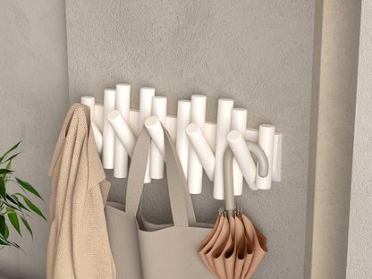 Wall Coat Rack - Wall Mounted Coats Rack - Coat Hanger Wall Mount Coat Racks - entryway Hooks Rack - Coat Rack Wall Key Holder - Wooden Coat Rack Walls Mount - Key Hooks for Walls Key Holder
