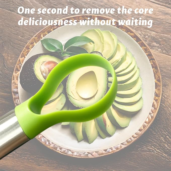 Avocado Slicer Tool,3-in-1 Stainless Steel Avocado Cutter, Pitter & Peeler The Best Holiday Gifts