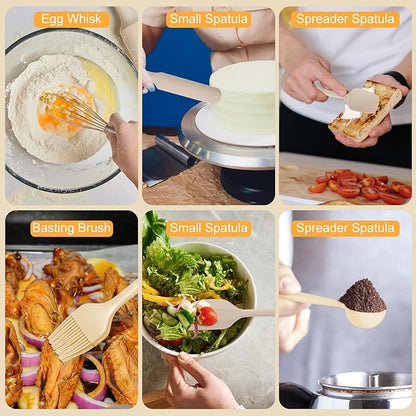 Mixing Bowls with Airtight Lids Set, 20 PCS Kitchen Gadgets Set, 6 Stainless Steel Bowls,3 Grater Attachments,Non-Slip Silicone Bottoms,Great for Serving&Baking,Size 5, 4, 3.5, 2.1, 1.5, 1.1QT (Khaki)