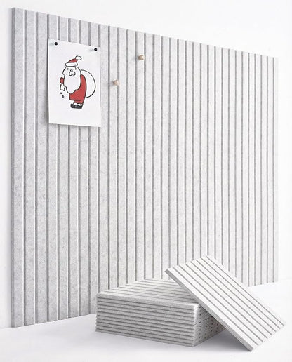 Large Bulletin Board 48x36- Office Wall Organizer Replace Your Old Cork Boards for Walls for Office Decor -12-Pack Felt Wall Panels to Use in Home Office Decor, Classroom Decor (Marble)
