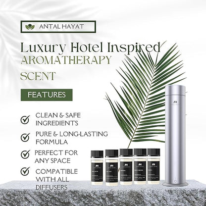 Hotel Scents Diffuser Oil Minhal 50ml - Iris de Nuit Inspired Scent - Luxury Home Fragrance Oil with Rose, Narcissus, Patchouli - Home Luxury Scents Refill for Diffusers - Premium Aroma Oil Refill
