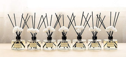 CULTURE & NATURE Reed Diffuser Set 6.7oz (200ml) French Perfume Scented Diffuser with Sticks Home Fragrance Reed Diffuser for Bathroom Shelf Decor