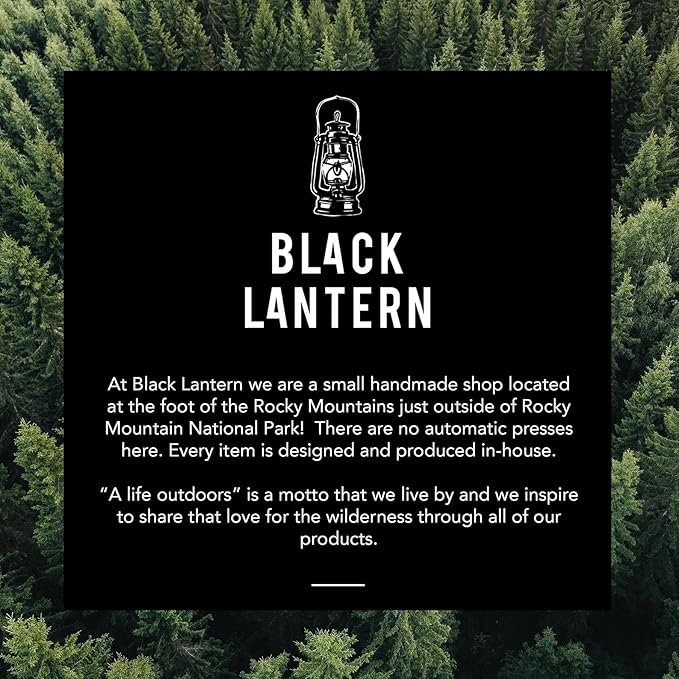 Black Lantern Mountain Panoramic Whiskey Glass Set Set of 2 11oz Heavy Base Old Fashioned Tumblers | Cocktail Glasses with Gift Box