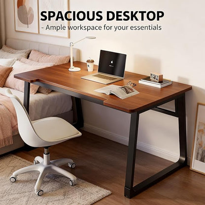 Small Computer Desk Gaming Desk 31.5 inch Modern Simple Style White Writing Study Table for Home Office Bedroom Living Room Easy Assembly