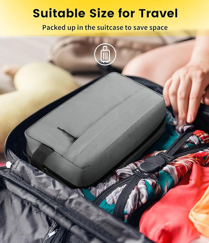 Vorspack Travel Toiletry Bag for Men - Hanging Toiletries Bag Water Resistant Travel Bag for Toiletries Accessories