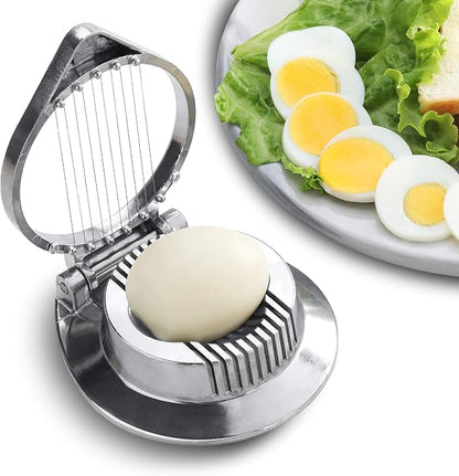 New Star Foodservice Commercial Grade Aluminum Egg Slicer, Mushroom Slicer with Stainless Steel Wire (Hand Wash Only)