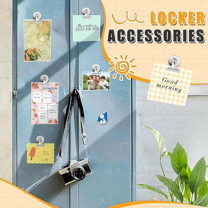 Grtard 24 Pack Magnetic Clips Heavy Duty, Magnet Clips for Fridge, Refrigerator Magnets with Clips, No-Scratch Strong Magnetic Clips for Refrigerator, Whiteboard, Cruise Cabins, Locker