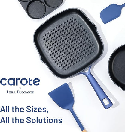 CAROTE 31PCS Pots and Pans Set, Nonstick Cookware Set Kitchen Non Stick Induction Titanium Cookware Non-toxic Granite Cooking set, PFOA Free