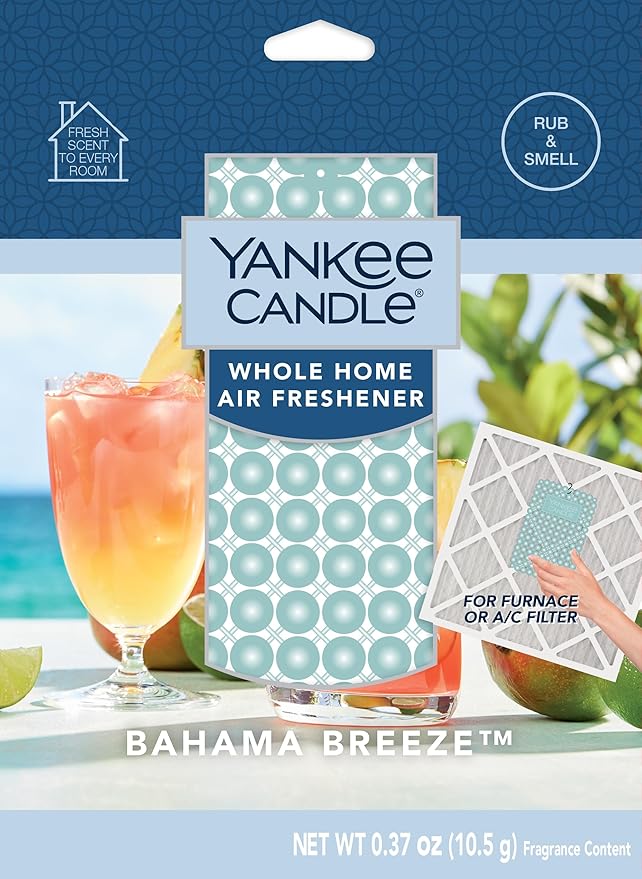 Yankee Candle Whole Home Air Freshener Variety Pack (Bahama Breeze, Catching Rays, Sun and Sand, & Pink Sands) (1ea / Pack of 4)