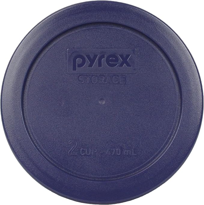 Pyrex 7 Lid Oceanic Shades Bundle for 7202, 7200, 7201, and 7402 Glassware, Made in the USA