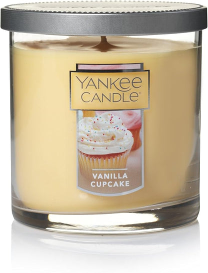Yankee Candle Vanilla Cupcake Scented, Classic 7oz Small Tumbler Single Wick Candle, Over 35 Hours of Burn Time