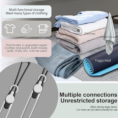 Nearockle 16Pcs 4.2" Silicone Cable Ties Cord Organizer for Cable Management, Reusable Cable Organizer Electronic Accessories in Home,Office,Kitchen,School,Travel(Black*8 & White*8)