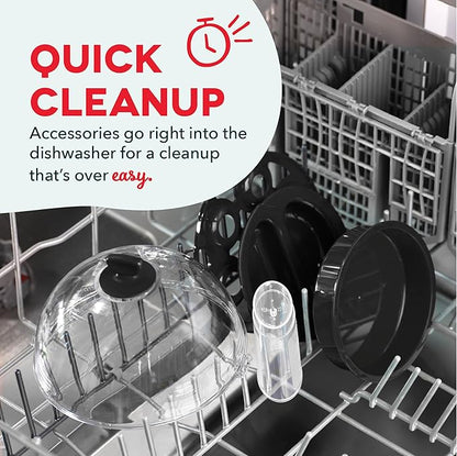 Dash Rapid Egg Cooker - Boiler, Poacher & Steamer - Includes Measuring & Recipe Guide - Dishwasher Safe - BPA Free - Holds 7 Eggs, Black (Pack of 4)