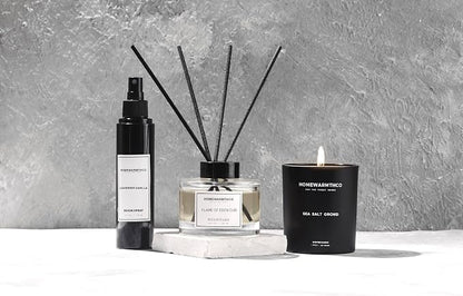 Gardenia Reed Diffuser Set – Premium Natural Fragrance Reed Diffusers for Home, Office, Bathroom, Kitchen, Shelf Décor Long-Lasting Scent with Non-Toxic Essential Oils Diffuser 5.63 oz, 160ml