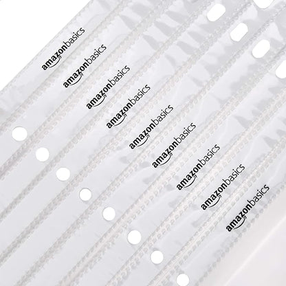 Amazon Basics Sheet Protectors for 3 Ring Binder, Heavyweight, Acid-Free, Clear Plastic Sleeves, Letter Size, 8.5 x 11 Inch, 100-Pack