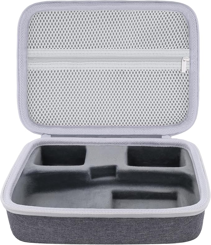 Label Printer Case Compatible with DYMO LetraTag LT-100H/LT-100H Plus Handheld Label Maker(Gray Case)