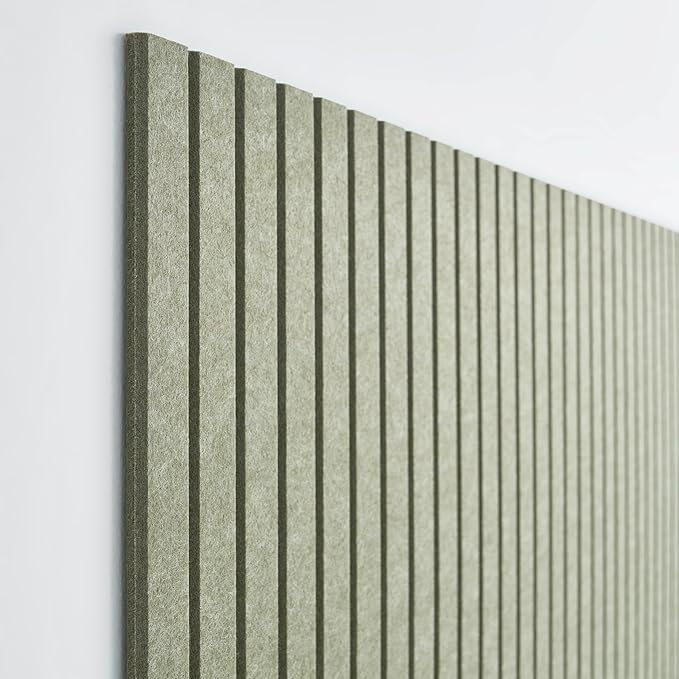 Large Bulletin Board 48x36- Office Wall Organizer, Replace Your Old Cork Boards for Walls for Office Decor -12-Pack Felt Wall Panels to Use in Home Office Decor, Classroom Decor (Khaki Green)