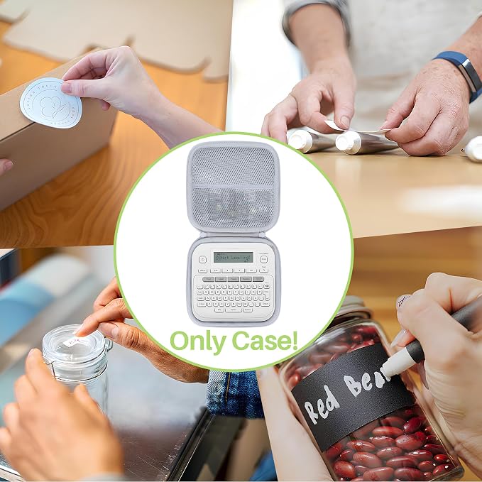 Lebakort Storage Case Compatible with Brother P-Touch PTD220 / PTD210 Home Office Everyday Easy-to-Use Label Maker