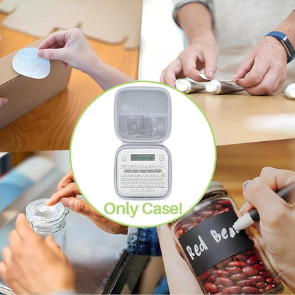 Lebakort Storage Case Compatible with Brother P-Touch PTD220 / PTD210 Home Office Everyday Easy-to-Use Label Maker